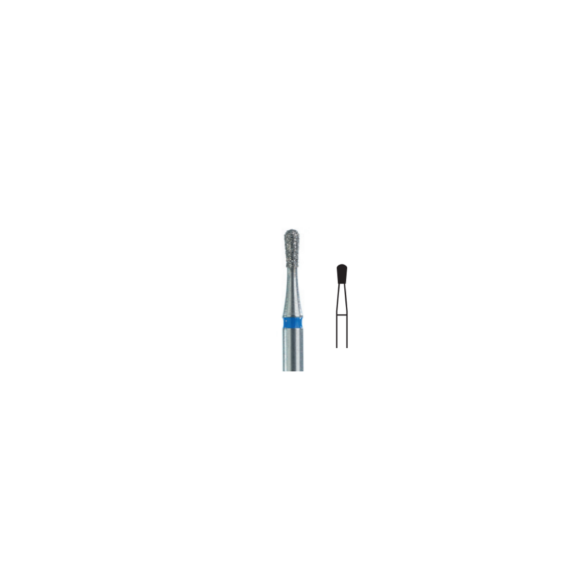 Fresa Diamante Pera Ch Friction Grip 1.6 mm 5Pz P16 D 238-016 - producto dental BIGtree