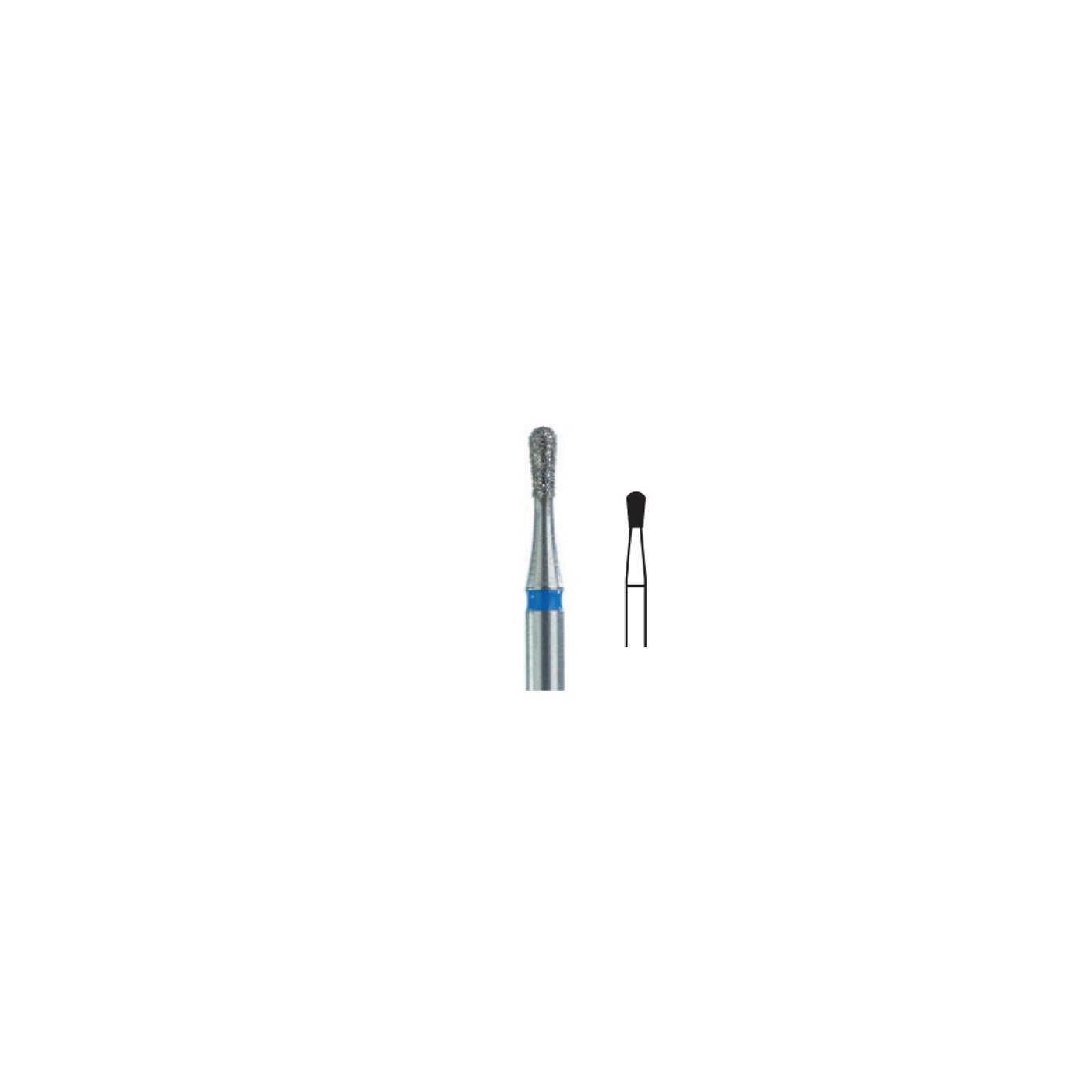 Fresa Diamante Pera Ch Friction Grip 1.6 mm 5Pz P16 D 238-016