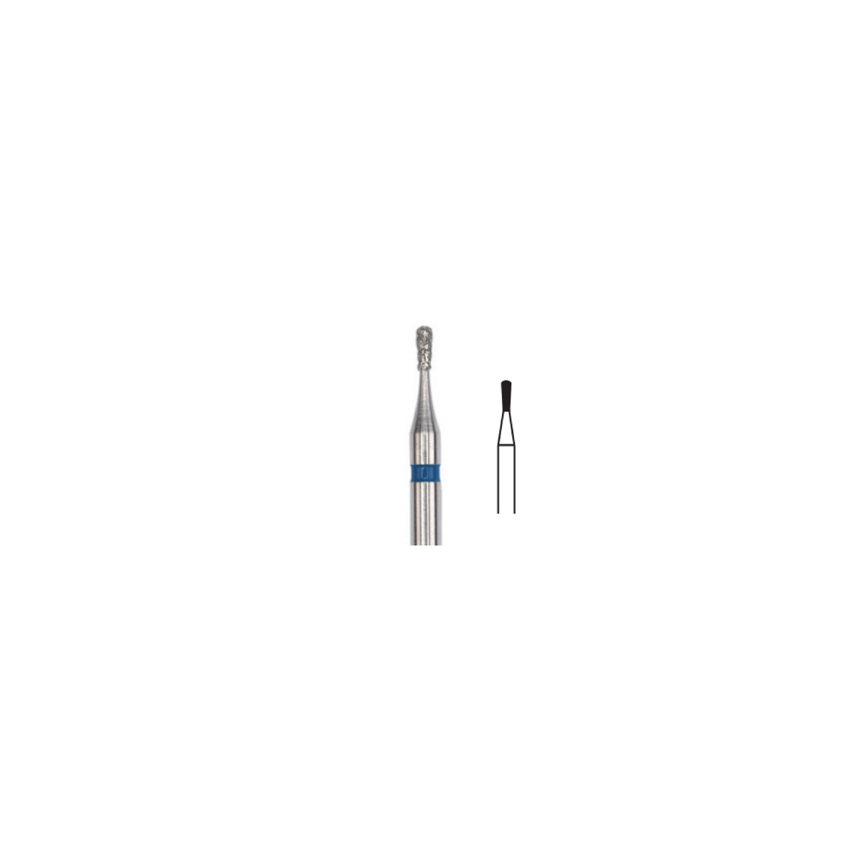 Fresa Diamante Pera Corta Friction Grip 1.0 mm 5Pz P16 D 233-010 - producto dental BIGtree