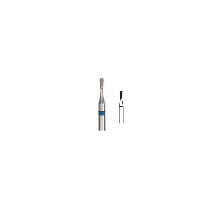 Fresa Diamante Pera Corta Friction Grip 1.0 mm 5Pz P16 D 233-010