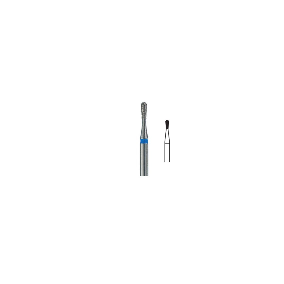 Fresa Diamante Pera Tc Friction Grip 1.2 mm 5Pz P25 D 238-012 - producto dental BIGtree