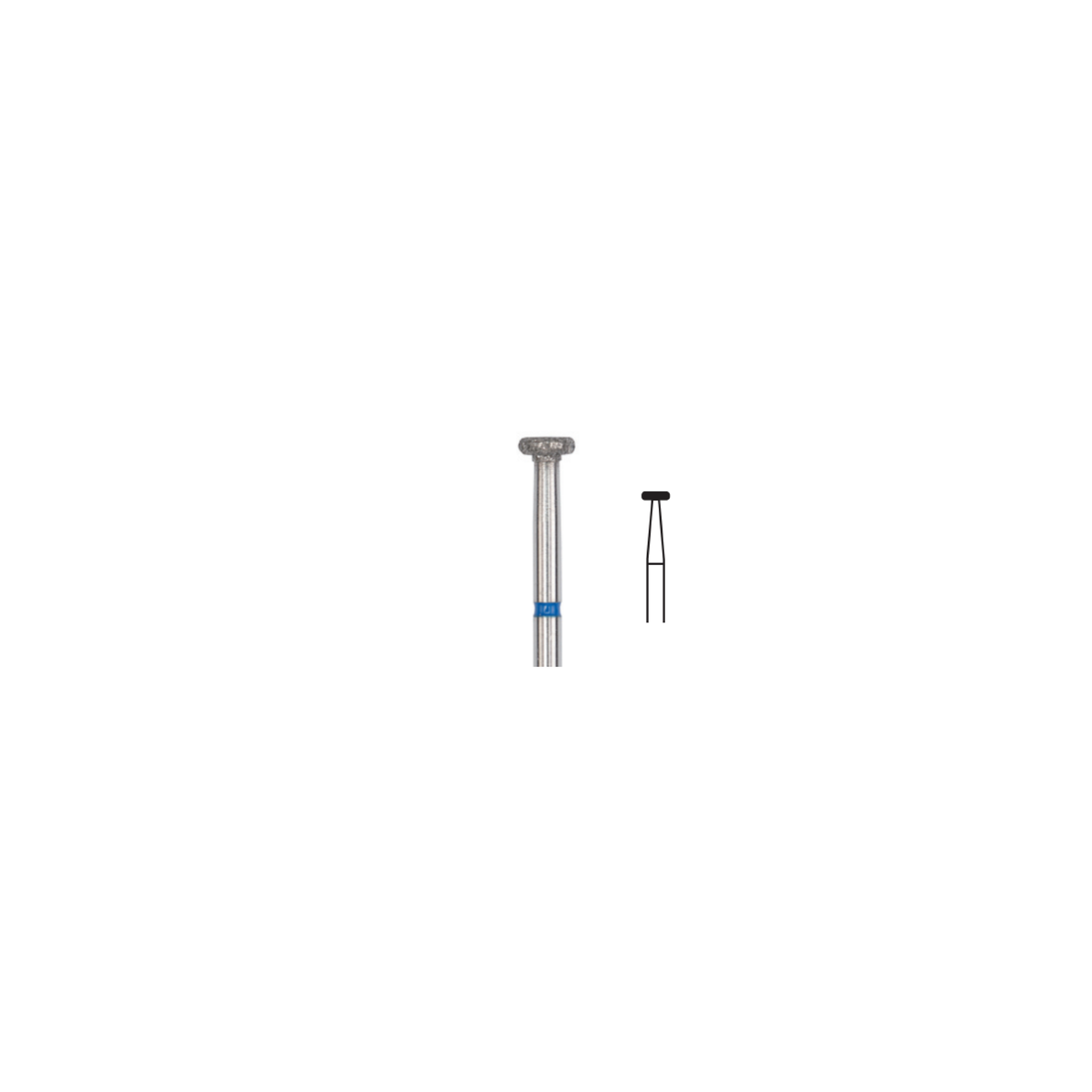 Fresa Diamante Rueda Red Md Friction Grip 2.7 mm 5Pz P8 D 068-027 - producto dental BIGtree
