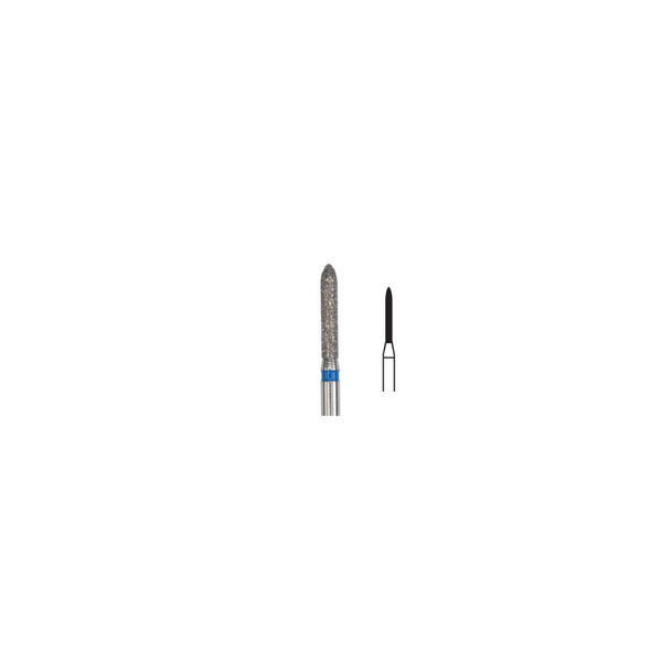 Fresa Diamante Torpedo Md Friction Grip 1.0 mm 5Pz P19 D 289-010 - producto dental BIGtree