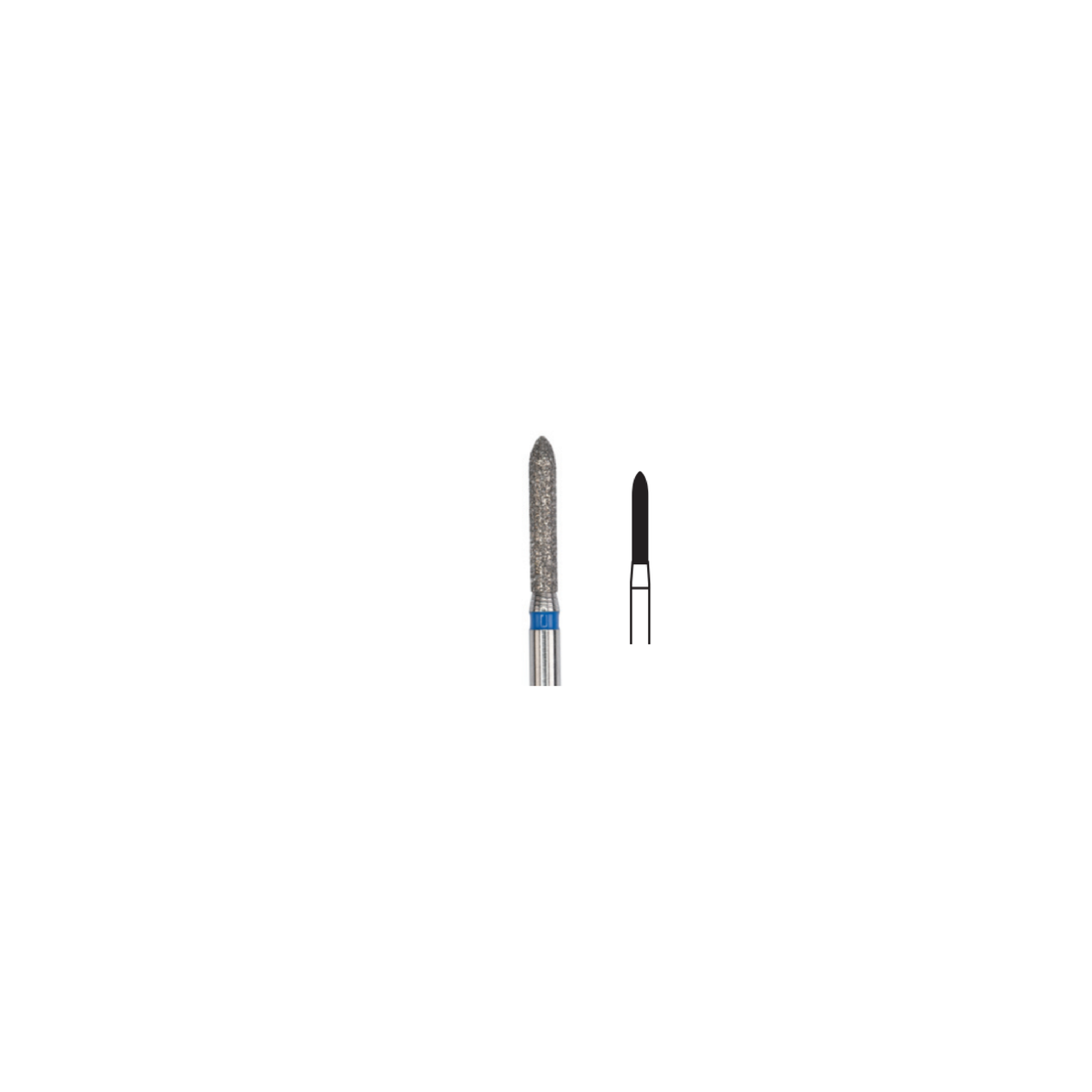Fresa Diamante Torpedo Md Friction Grip 1.4 mm 5Pz P19 D 289-014 - producto dental BIGtree