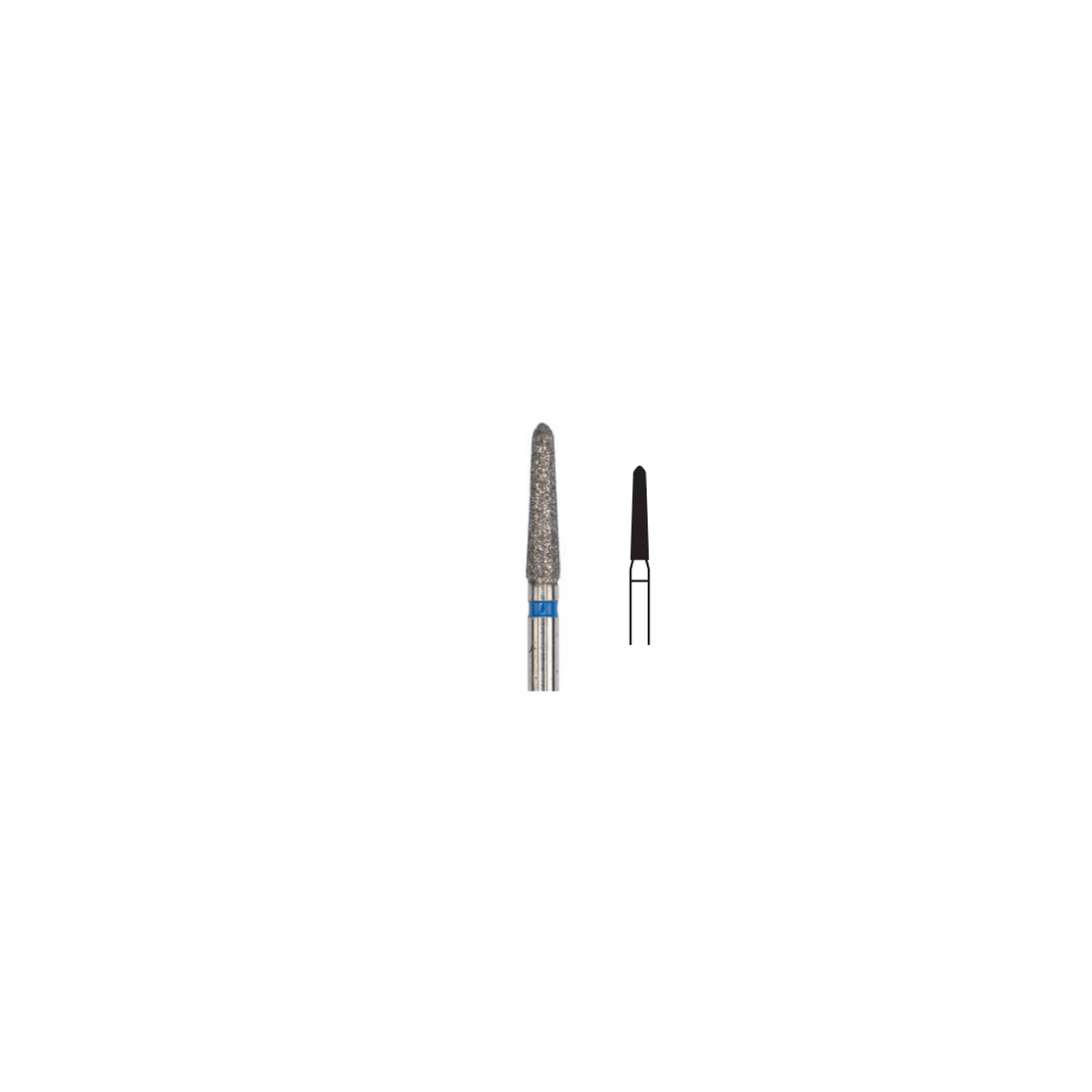 Fresa Diamante Torpedo Md Friction Grip 1.6 mm 5Pz P20 D 298-016 - producto dental BIGtree