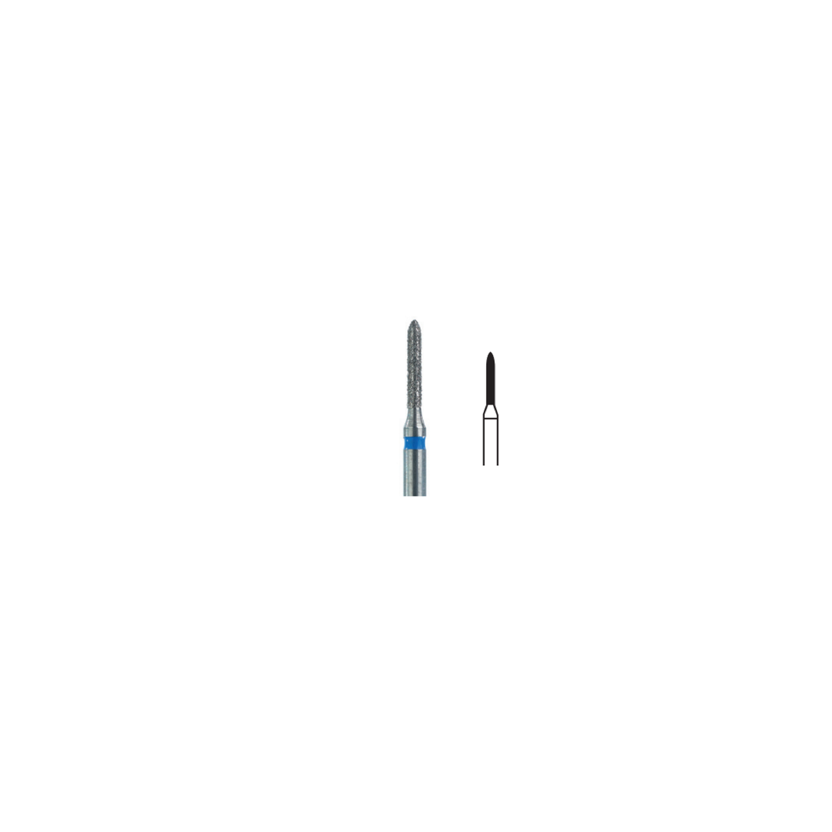 Fresa Diamante Torpedo Tc Friction Grip 1.0 mm 5Pz P26 D 288-010 - producto dental BIGtree