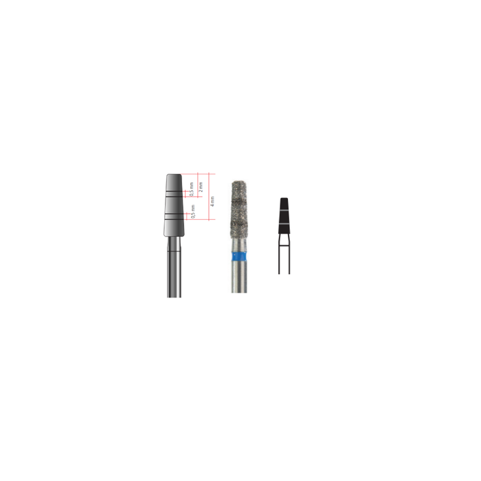 Fresa Diamante Tronco Conica 1.8 mm 5Pz P22 D 546-018