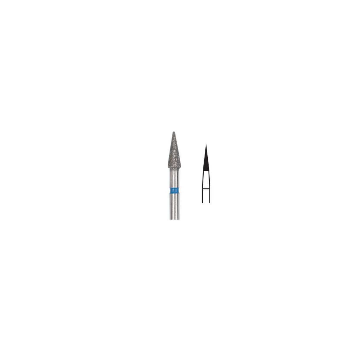 Fresa Diamante Tronco Conica Friction Grip 1.4 mm 5Pz P12 D 164-014 - producto dental BIGtree