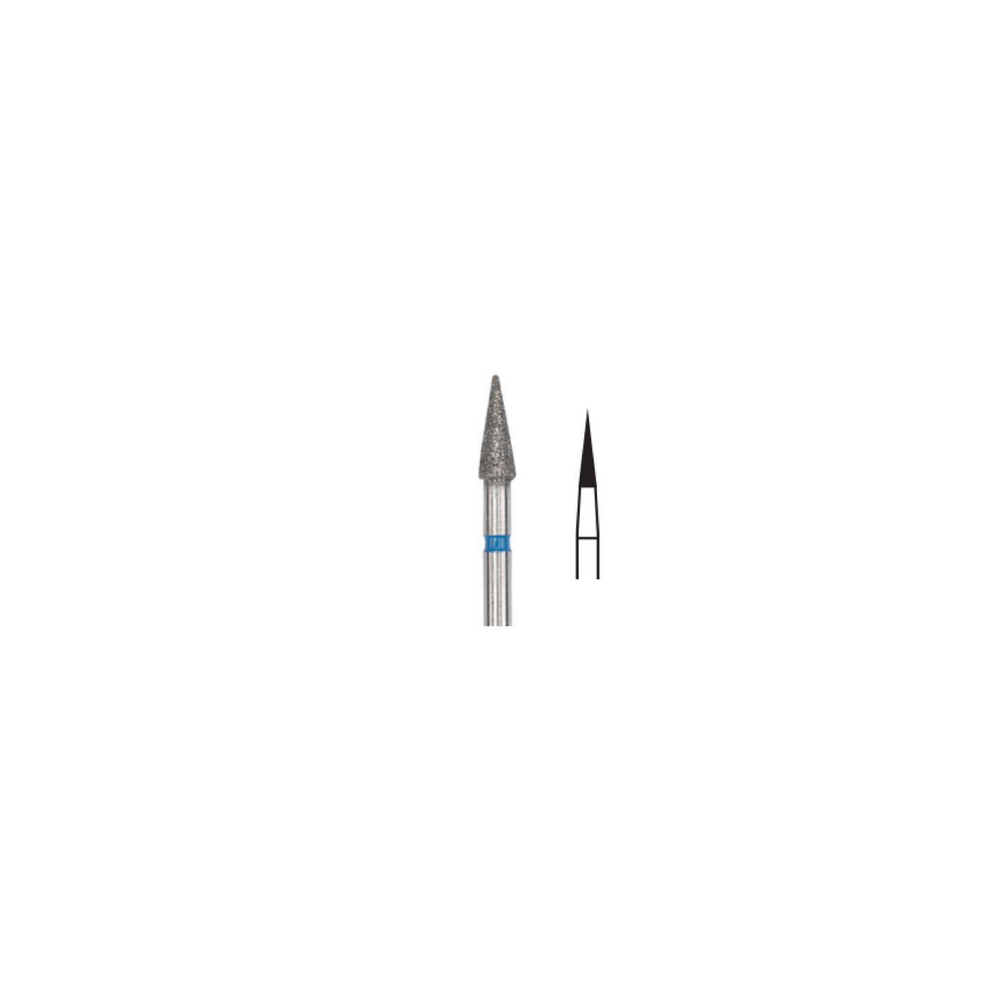 Fresa Diamante Tronco Conica Friction Grip 1.4 mm 5Pz P12 D 164-014