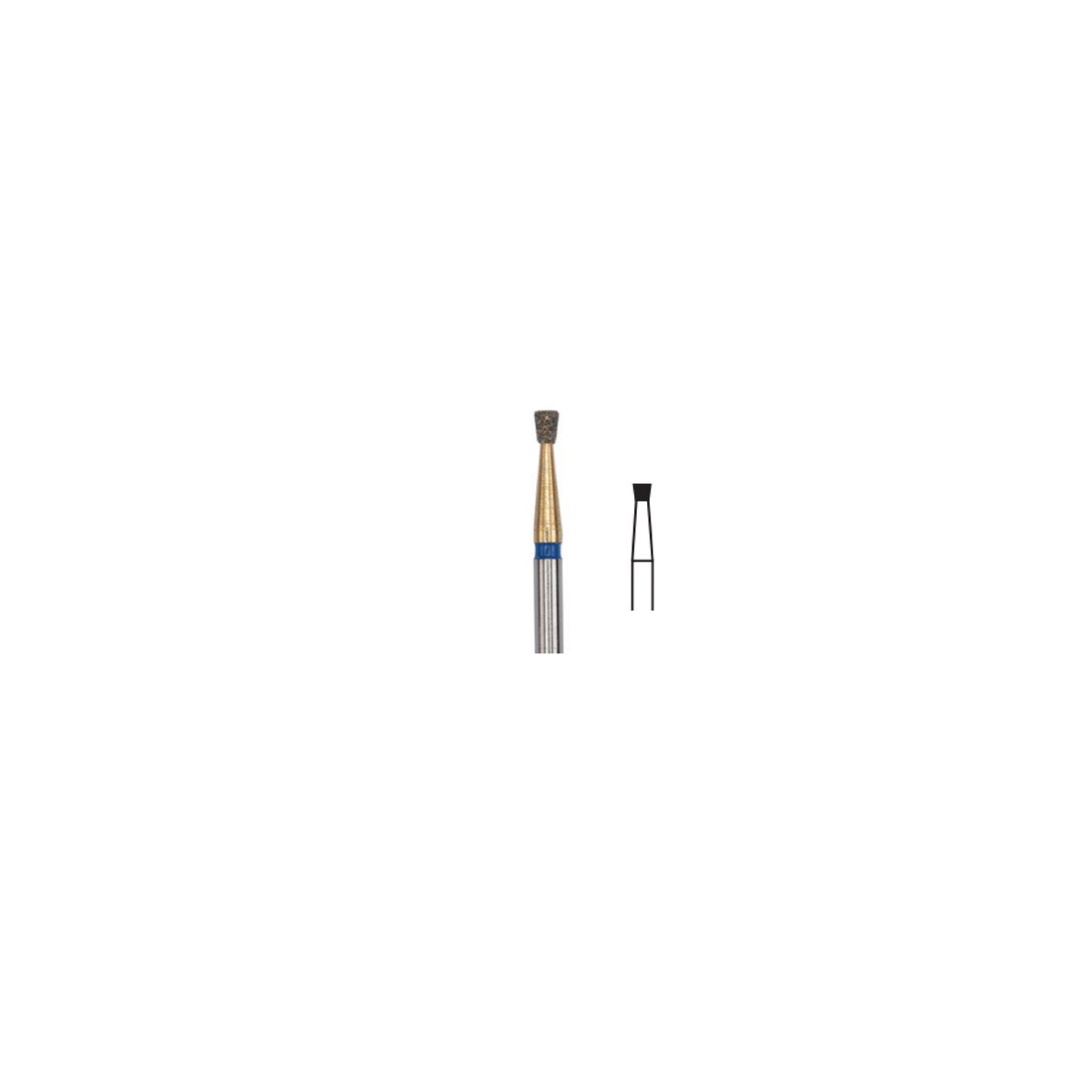 Fresa Piraña Cono Invertido Friction Grip 1.4 mm 2Pz P34 D 010-014 - producto dental BIGtree