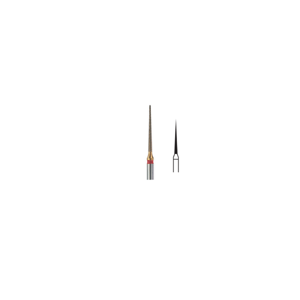 Fresa Piraña Aguja Gd Friction Grip 1.0 mm 2Pz P35 D 167-010 - producto dental BIGtree
