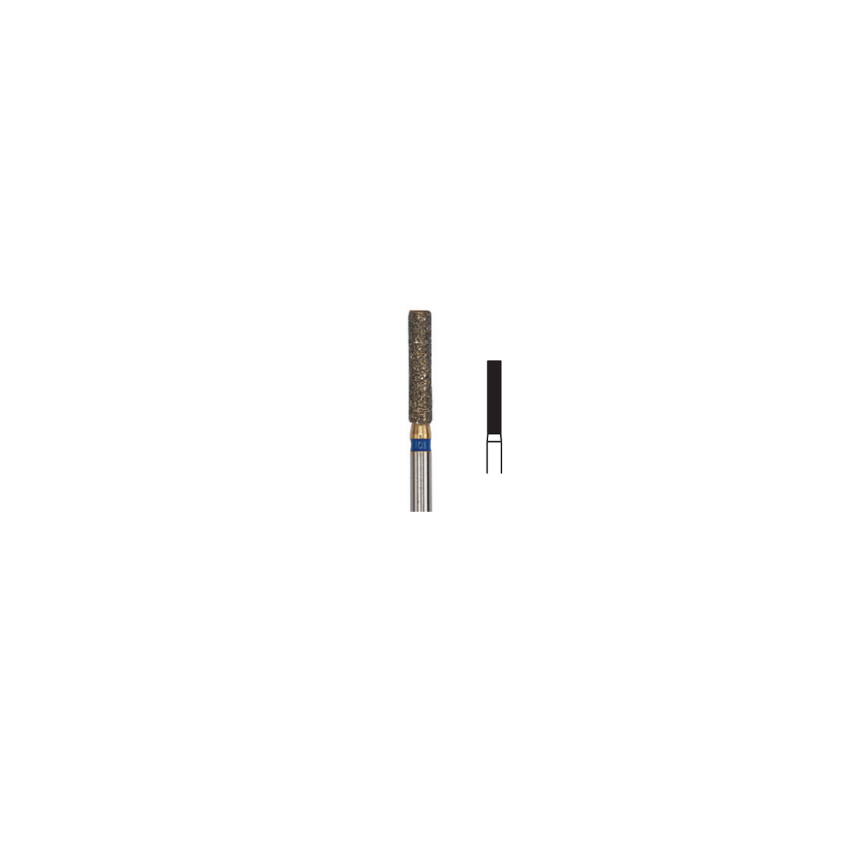 Fresa Piraña Cilindrica Plana Friction Grip 1.6 mm 2Pz P34 D 111-016 - producto dental BIGtree