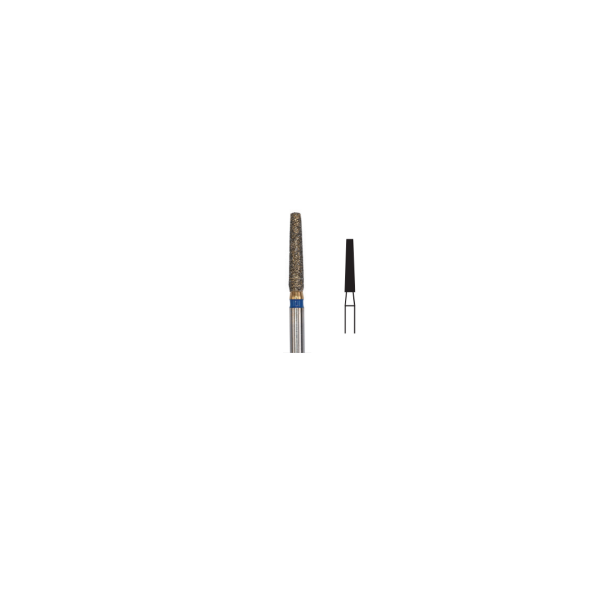 Fresa Piraña Conica Con Punta Plana Friction Grip 1.6 mm 2Pz P37 D 269-016 - producto dental BIGtree