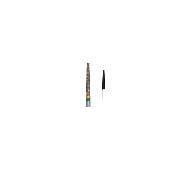 Fresa Piraña Conica Plana Friction Grip 1.4 mm 2Pz P35 D 173-014 - producto dental BIGtree