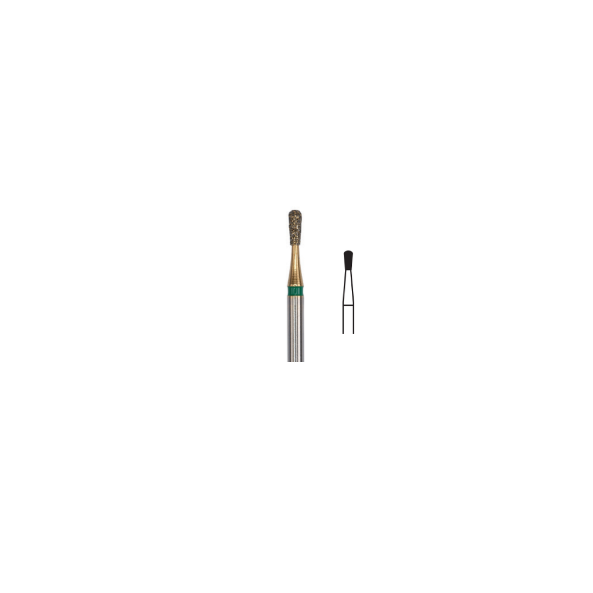 Fresa Piraña Pera Friction Grip 1.4 mm 2Pz P36 D 238-014 - producto dental BIGtree