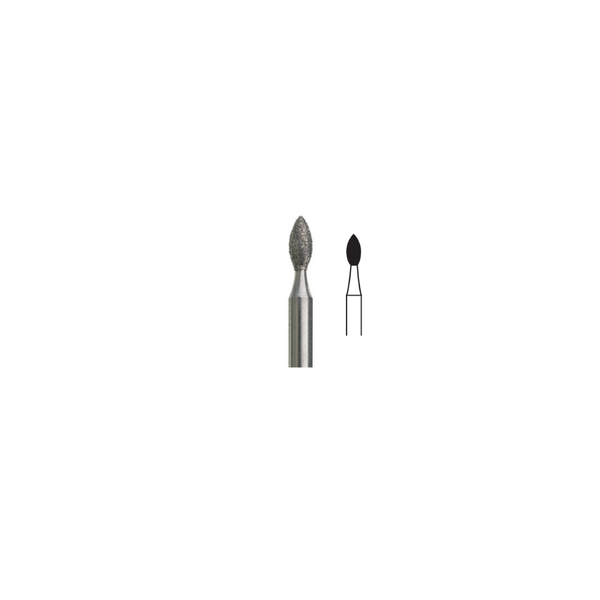 Fresa Royal Diamante 2 Capas Flama Ca 2.3 mm 6Pz P29 D 257-023 - producto dental BIGtree