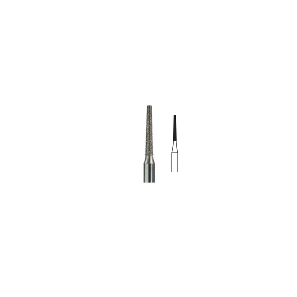 Fresa Royal Diamante 2 Capas Tronco Conica Punta Plana Ca 1.4 mm 6Pz P28 D 173-014 - producto dental BIGtree