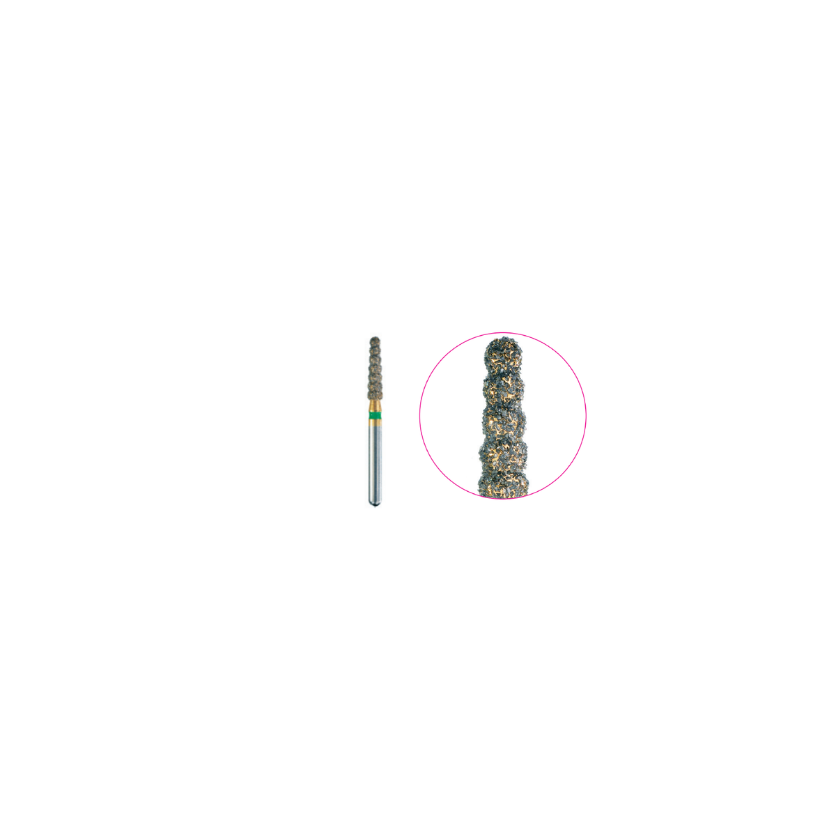 Fresa Separador de Coronas de Zirconio Tronco Conica Turbo 1.8 mm 2Pz P59 D - producto dental BIGtree