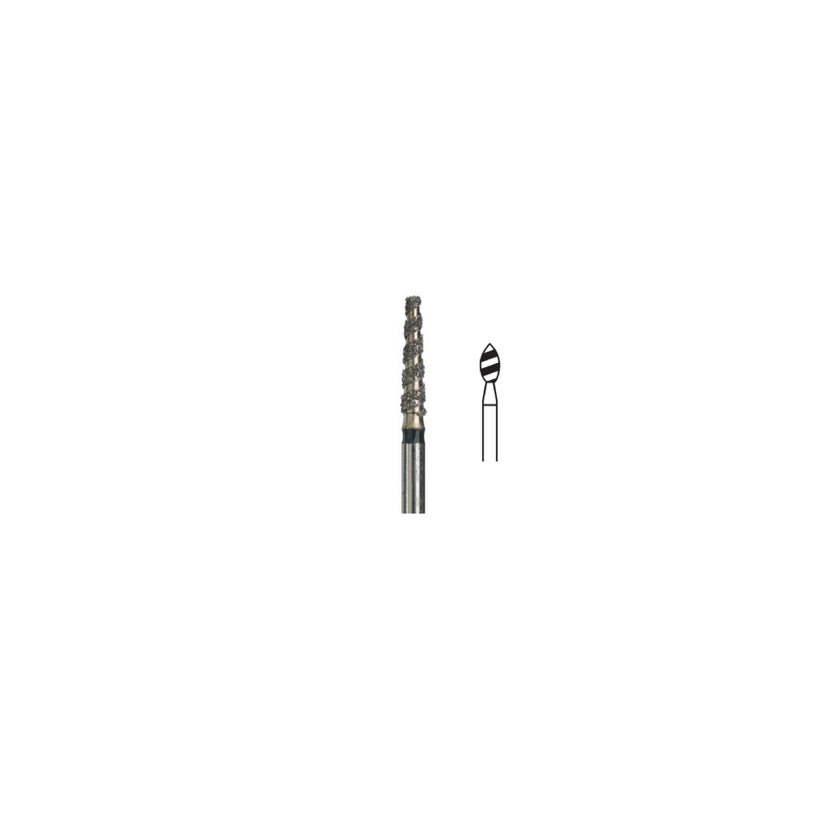 Fresa Turbo Laser Balon Friction Grip 2.3 mm 2Pz P30 D 257-023 - producto dental BIGtree