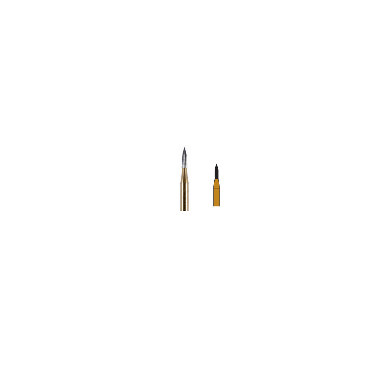 Fresa de Acabado Flama 7902 Friction Grip 1.0 mm 6Pz P66 D - producto dental BIGtree