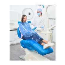 Babero de Papel/Plastico En Rollo Azul Xl  1.20 Mts  C/133  U