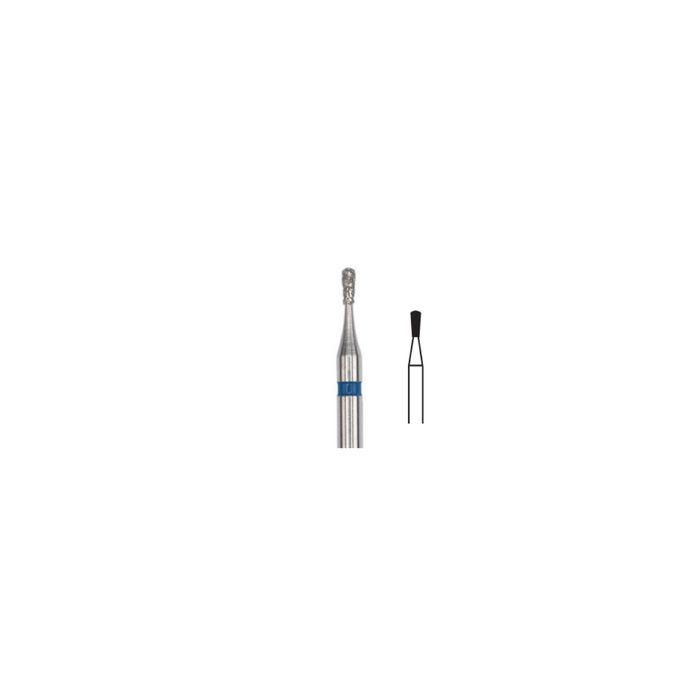 Fresa Diamante Pera Corta Friction Grip 1.2 mm 5Pz P16 D 233-012