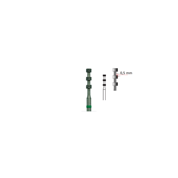Fresa Redux Multicabezas Cilindrica Friction Grip 2.1 mm 2Pz P32 D 552-021 - producto dental BIGtree