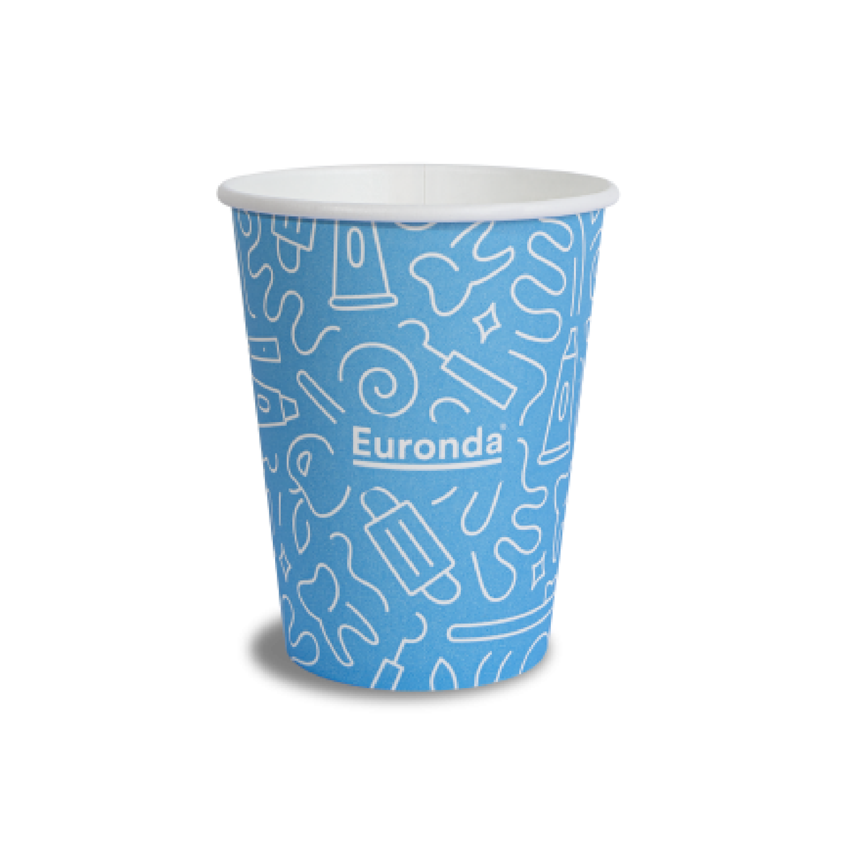 Vasos de Papel Graffiti Caja C/20 Paq C/50 Pz C/U - producto dental BIGtree