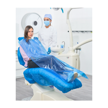 Babero de Plastico En Rollo Azul Xl  1.60 Mts  C/100  U