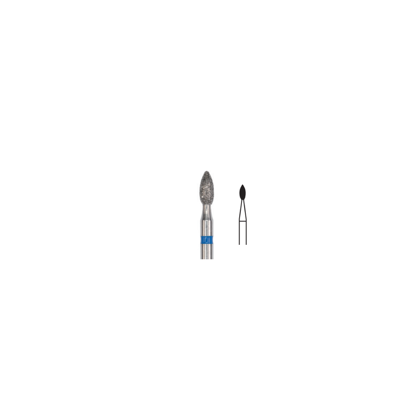 Fresa Diamante Balon Con Punta Friction Grip 1.4 mm 5Pz P18 D 257-014